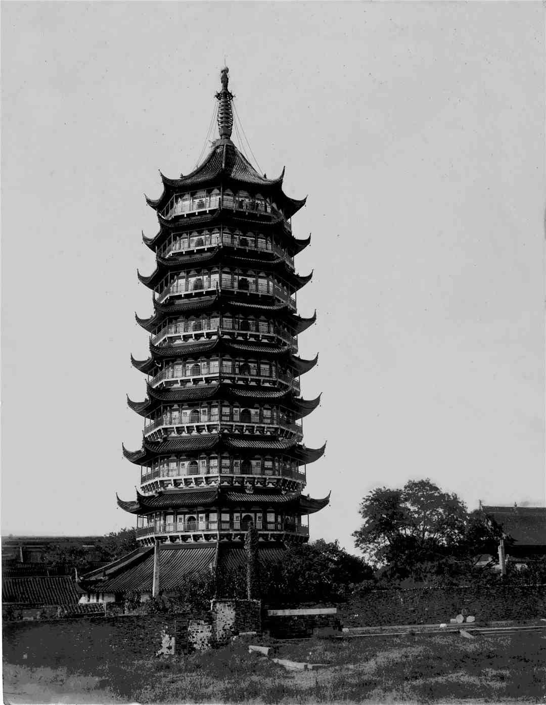 20世纪初的苏州北寺塔